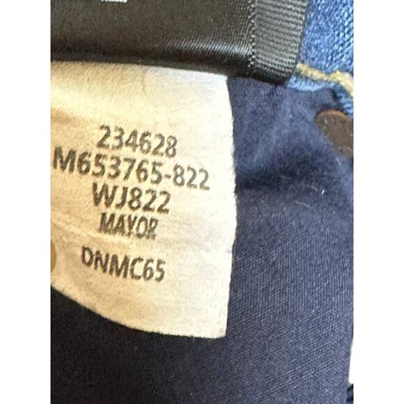 Paige Federal Straight Jeans Size 32x28 Men Dark Blue Stretch - Picture 13 of 13